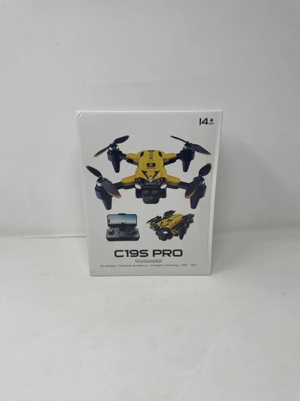 C195 Pro Drone Quadcopter Black and yellow